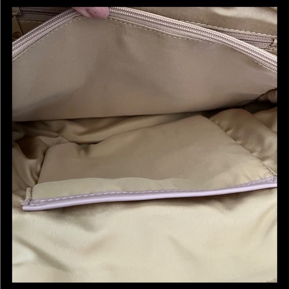 Giani Bernini Rose Nappa Satchel New With Tags Pockets Hand And Shoulder Straps - Picture 7 of 15